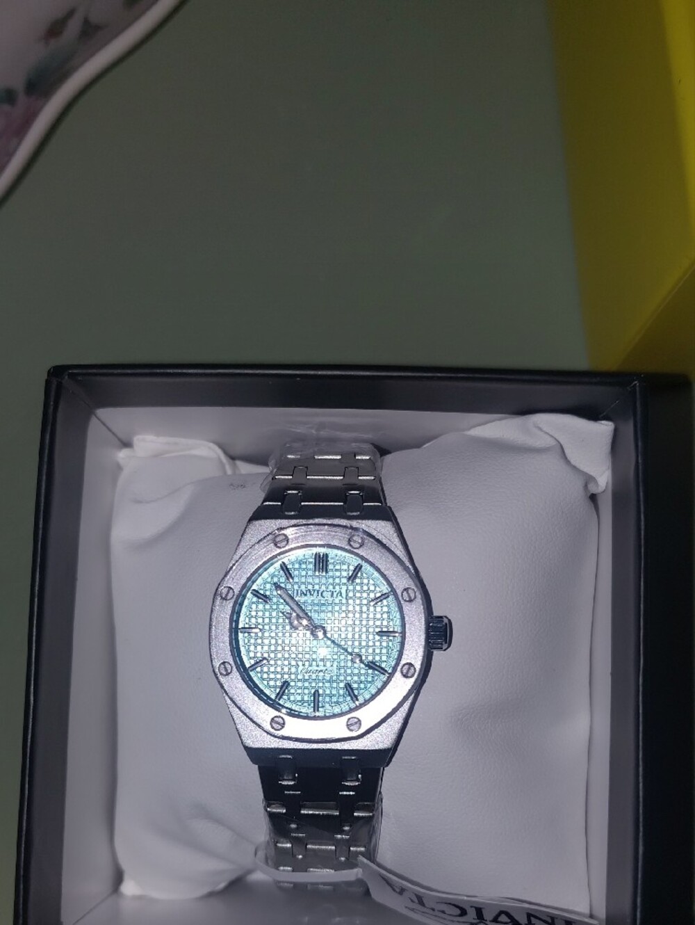 Invicta Yellow Watch Accessory Box with Logo - Picture 7 of 7